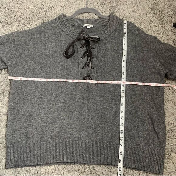 Rails Cashmere Wool Blend Olivia Lace Up Sweater C32 - Picture 14 of 14